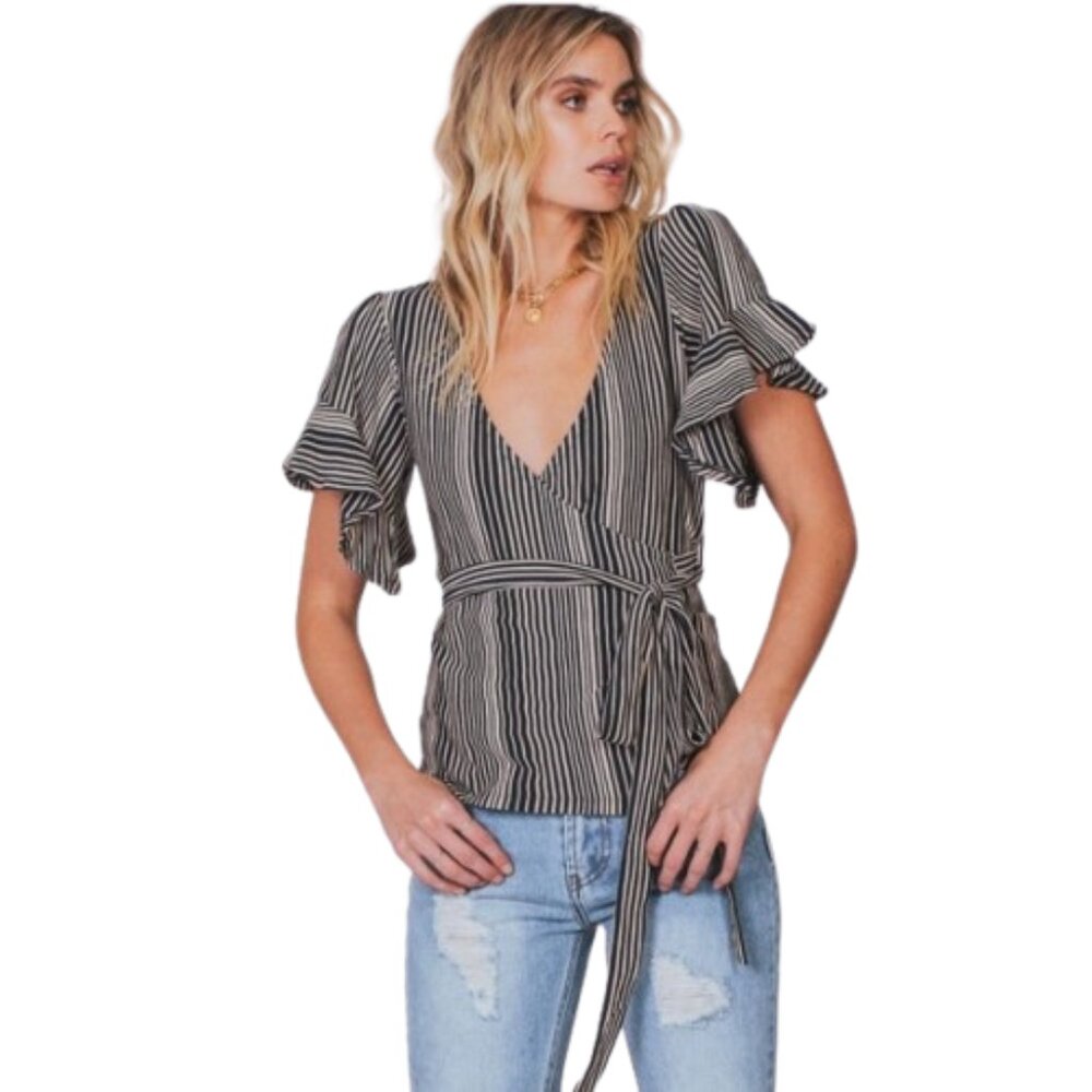 Free People Wrapped Around My Finger Wrap Top
